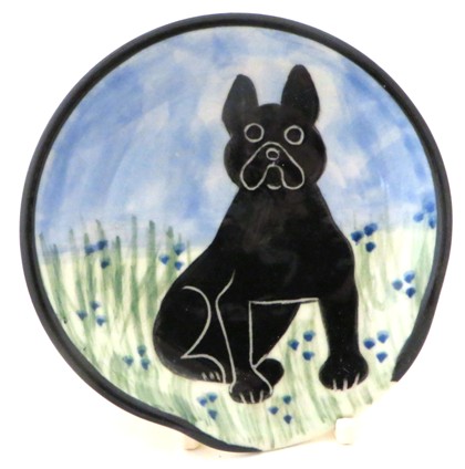 French Bulldog Black -Deluxe Spoon Rest